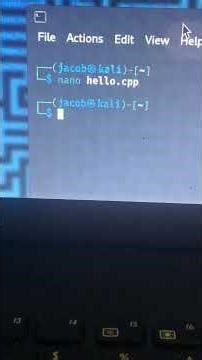 Hello world in C++ in Linux