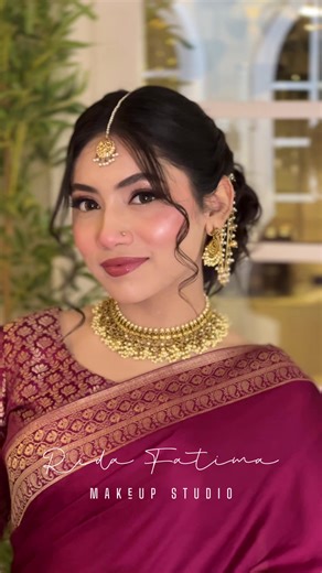 Traditional Saree Makeup Tutorial by Laiba Fatima