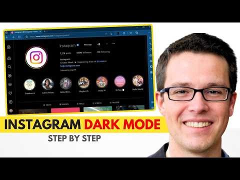 How to Enable Instagram Dark Mode on PC (Step by Step) ✅