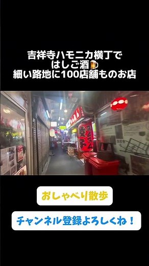 【吉祥寺】ハモニカ横丁で夜のはしご酒🍺美味しいお酒とご飯で酔いしれる✨#吉祥寺 #ハモニカ横丁 #vlog #ハモニカ横丁 #はしご酒 #女子会 #飲み語り #お酒