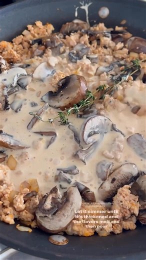 Cozy comfort food, lightened up! SAVE this Chicken Stroganoff recipe for your next weeknight dinner 🙌 ✨ Comment “recipe” and I’ll DM it to you! This creamy version is made with ground chicken, mushrooms, and a silky sauce—packed with protein! Serve it over egg noodles, mashed potatoes, or veggie noodles for a low-carb swap! 💛 Follow for new healthy recipe I share every day! | Skinnytaste