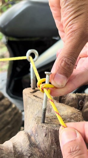 Trick #knot #gtknot #rope #diy #climbing #tips