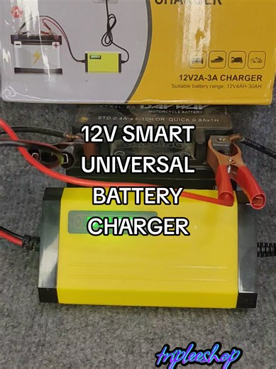 12V Smart Universal Motorcycle Battery Charger