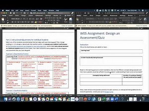 W05 Assignment Design a Plan Based on Assessment Results
