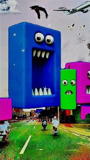 Green Block ko kisne nigla? 🤯🔥 #shorts #animation #satisfying