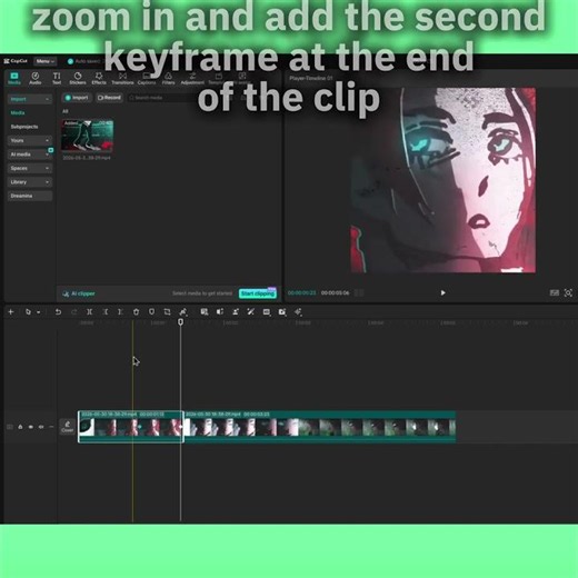How to do zoom in transition