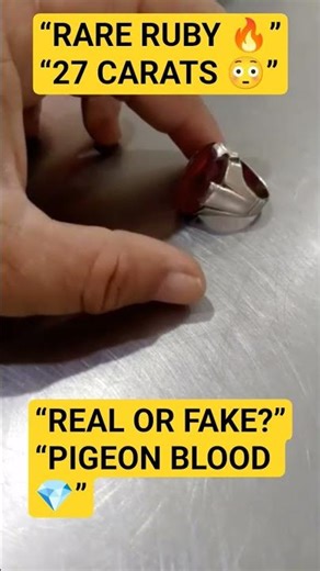 “This 27 Carat Ruby Looks Fake… But It’s Real 😳”