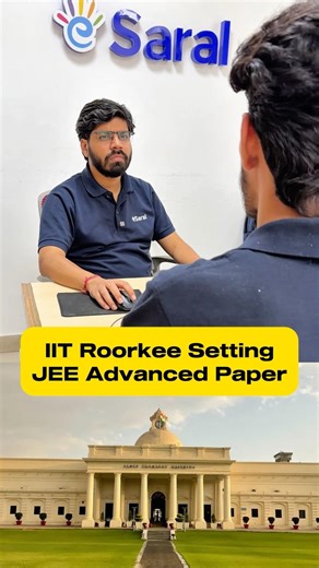 JEE Advanced 2026 Paper will be made by IIT Roorkee 💀🥶| IIT Motivation #shorts #esaral #iit #jee