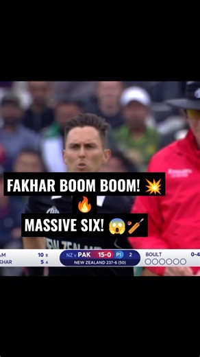 Fakhar Zaman Massive Six | Pakistan vs NewZealand World Cup 2019