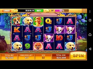 House Of Fun Slots Puppers Game Bonus Free Spins Free GamePlay