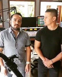 9.7K views · 313 reactions | When Johnny Kage and DJ Javi forget their lines during a commercial shoot. 30 min. for 5 seconds of audio. | 104.3 HITfm | Facebook