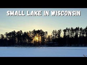 Ice Fishing a Small Lake in Wisconsin… Worth It? #icefishing #wisconsinfishing