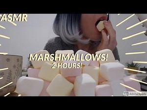 ASMR Eating Marshmallows 2 Hours Relaxing Sounds | No Talking | Joy Chew 音フェチ