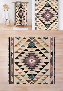 Southwestern Aztec Pattern Makes a Statement With Rich Colors That Are Easy to Coordinate With a Range of Decor Styles - Etsy Australia