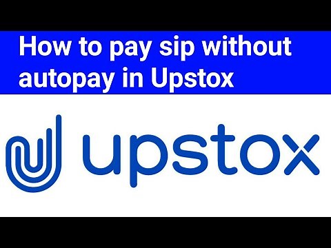 how to pay sip without autopay in upstox || how to setup autopay in upstox