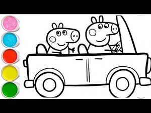 Peppa Pig’s Amazing Car Ride |Cartoon Fun for Children