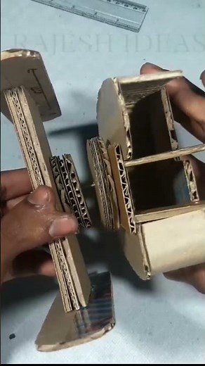 Making a Mini Excavator with Just Cardboard and Glue - very easy | jcb excavator | rajesh ideas