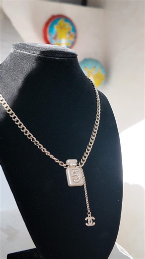 Chanel Perfume Bottle Necklac - Etsy