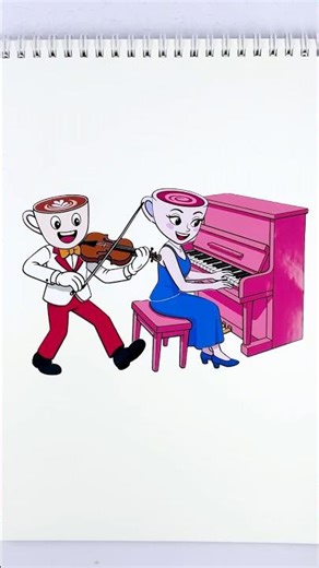 Piano Italian Brainrot Sticker Book DIY #stickerbook #italianbrainrot #papercraft #diy