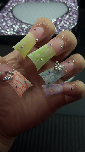 #cracklenails #nailsbyjacqlyn #ducknails | Crackle Nails