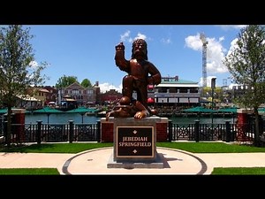 New Springfield Area Walkthrough Tour - The Simpsons - Universal Studios Orlando Florida