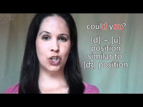 JJ sound in 'Could You?' -- American English Pronunciation