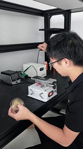 1.2M views · 6.5K reactions | Laser separator with 988X vertical separator, alcohol automatically enters the screen gap vertically, making screen separation easier and easier! #TBK# Screen separation # Mobile phone repair | TBK machine | Facebook