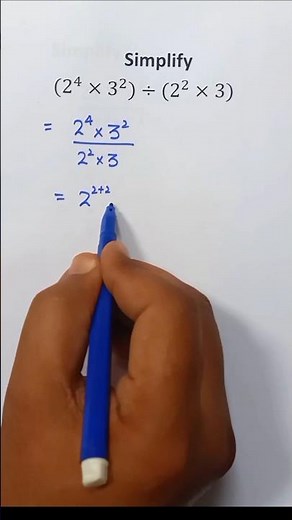 Simplify fractions ✍️ #maths #shorts #mathematics #education