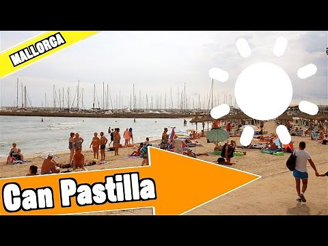 Can Pastilla Majorca Spain: Tour of beach and resort