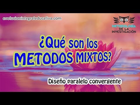 ¿Qué son los Métodos Mixtos de Investigación con diseño paralelo convergente?