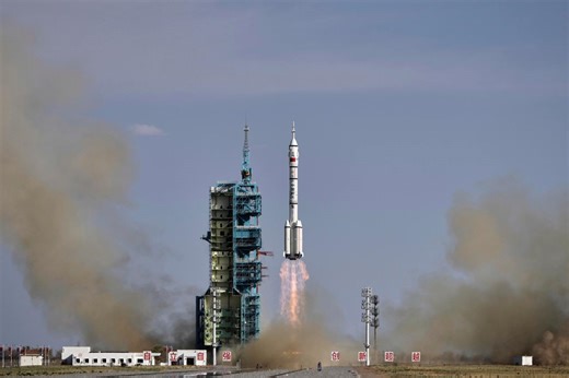 Spaceship carrying 3 Chinese astronauts docks with Tiangong space station in latest crew rotation