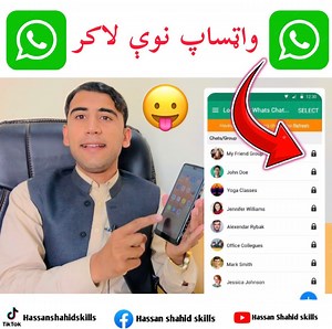 33K views · 1.7K reactions | How to lock whatsapp messgges one by one best app ده واټساپ ېو ېو مېسج داسې لاک کړئ | Hassan Shahid skills | Facebook