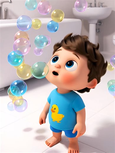 Bubbly Fun Bath Time: Cartoon for Kids