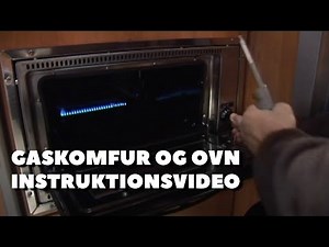 Gaskomfur og ovn i campingvognen
