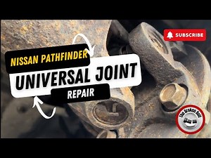R51 Nissan Pathfinder (2008) — drive shaft removal, u-joint replacement