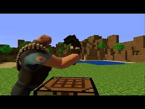 Heavy Learns Minecraft 1 (Minecraft/TF2/Gmod Machinima)