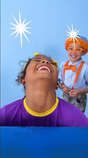 Kid Blippi and Meekah's Halloween MYSTERY Box Challenge! #blippi #shorts
