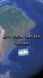 48K views · 442 reactions |  Art from nature (Alien)  Visit the Valdes Chubut Peninsula #googleearth #map #geography #movie #mysteryofthenight Famous places Tourist map content Open search mode | Earth 3D | Facebook