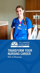 Join a thriving job market as a nurse administrator or educator with Illinois College's 100% online MSN. | Illinois College | Facebook
