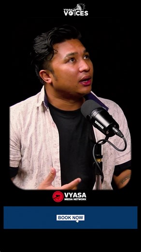 1.3K views · 15 reactions | “An artist’s primary task is to create and express - social change shouldn’t be the goal. If it happens, it happens naturally.” - Aayush Shrestha WATCH NOW: https://youtu.be/WnneHjMLR84 #VyasaVoices #AyushShrestha #Comedian #NepaliComedy #NepaliComedian #VyasaMediaNetwork | Vyasa Media Network | Facebook