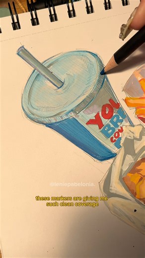 Paint with me using ENMY acrylic markers! ⋆˚꩜｡ #enmy ​⁠ #enmymarkers | Ln3arts