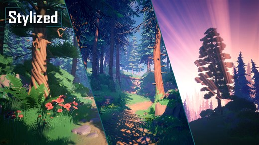 Stylized Forest Environment – Unreal Engine , Penzes Nandor