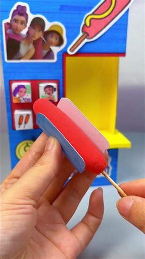 MIRA 🔴 HUNTRIX CORN DOG 🔴 #short #kpopdemonhunters #papercraft