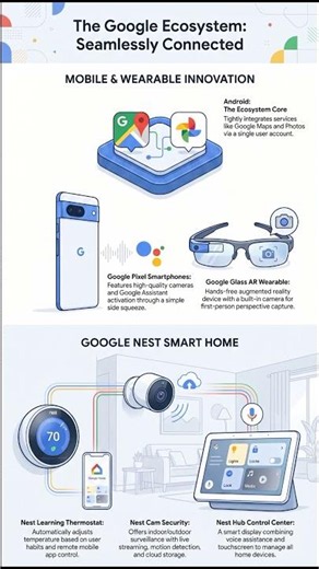 The Google Ecosystem: Seamlessly Connected | Google Apps Explained in 10 Seconds | #Shorts