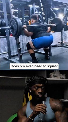 I think he’s good anyways💀 #squat #fails #shorts