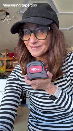 Measuring Tape Tips Part 2 If you’ve ever measured something and said… “it’s the tiny line after the half” 😅 This will help. Two things make a tape measure way easier to read: 1️⃣ Look at the line height Longest = 1/2 Next = quarters Then eights Smallest = sixteenth (Some like mine go to 32) 2️⃣ Once you find the first one, the rest follow a pattern. Just add 2. Example: 1/8 → 3/8 → 5/8 → 7/8 Save this for the next time you’re measuring something. Which measurement always trips you up? #measuri