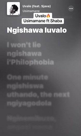 Uvalo: Usimamane ft Sjava – Hip Hop Collaboration