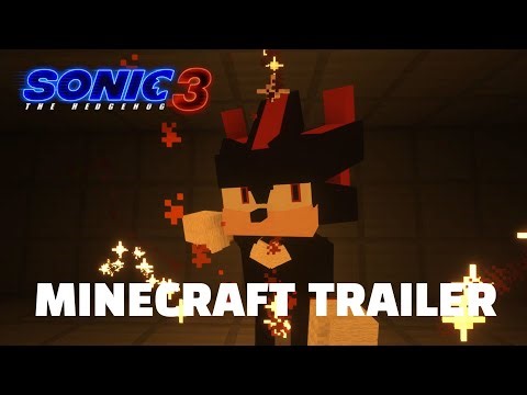 Sonic The Hedgehog 3 Movie Trailer in Minecraft (2024)