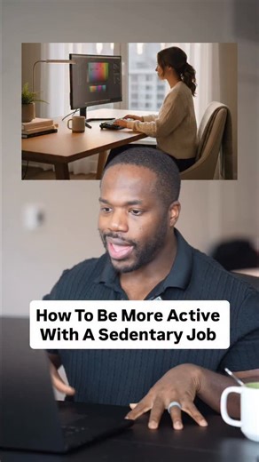 How To Be More Active With A Sedentary Job You have to be intentional and make it happen Way 1: set aside 60 minutes a day to do cardio. I wake up early and do 60 minutes before I do anything else. And then I do 60 minutes before I go to bed. Way 2: buy a walking pad for home, buy a walking pad for your office, and get a wearable that tracks your steps. Set a daily target of 10,000 to 15,000 steps a day and just make it happen. Now, in addition to this, you must be following a meal plan. If you 