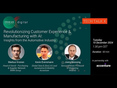 Revolutionizing Customer Experience & Manufacturing with AI: Insights from the Automotive Industry